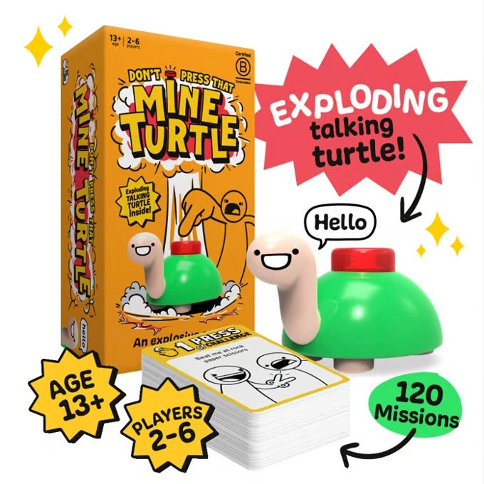 Don't Press That Mine Turtle *PRE-ORDER*