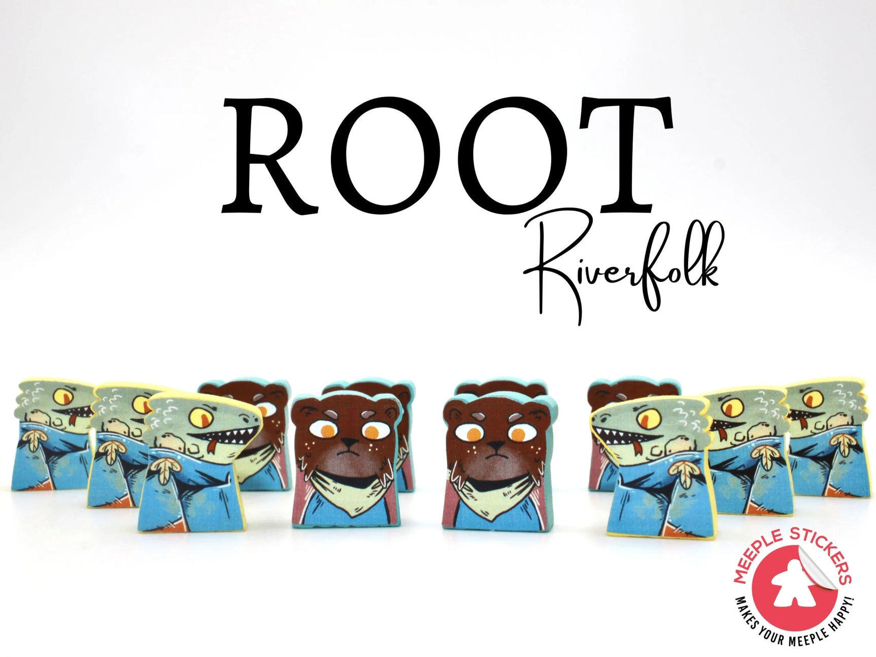 MeepleStickers: Root - Riverfolk