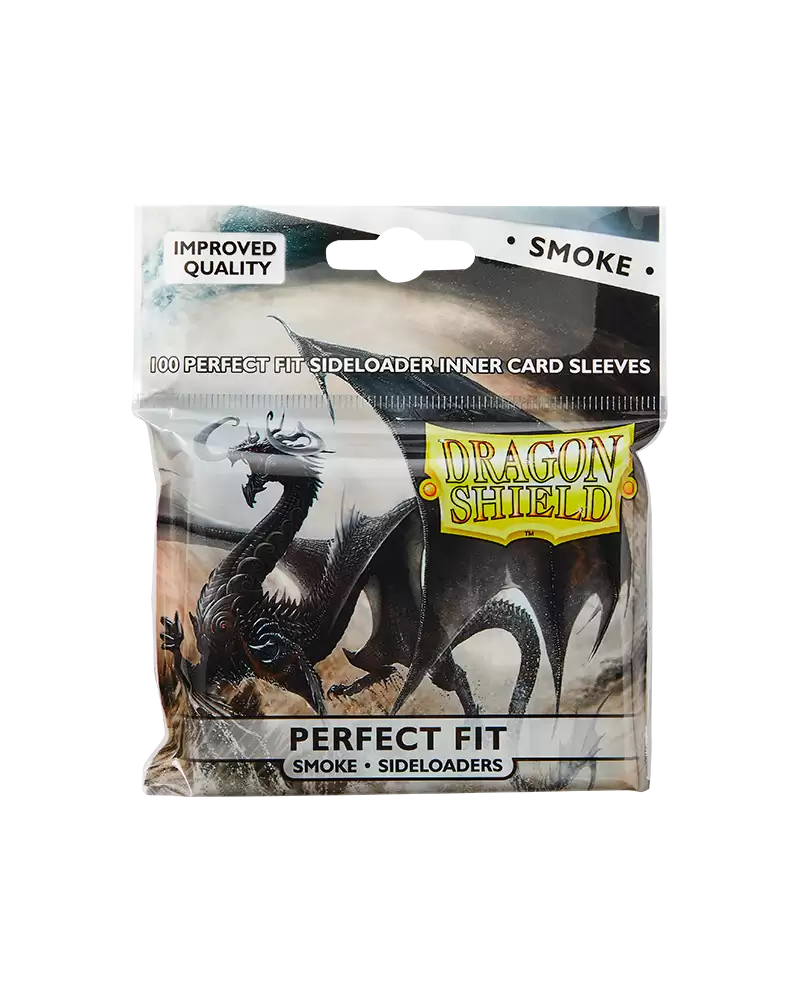 Dragon Shield - Sideloading Perfect Fit Sleeves: Smoke (100ct)